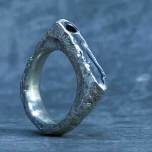 "Farellón Virgo" en Plata Maciza y Rodolita Natural