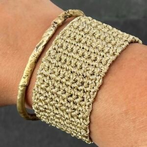 Pulsera Áurea Tejida